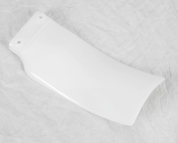 Rear Shock Mud Plate - White