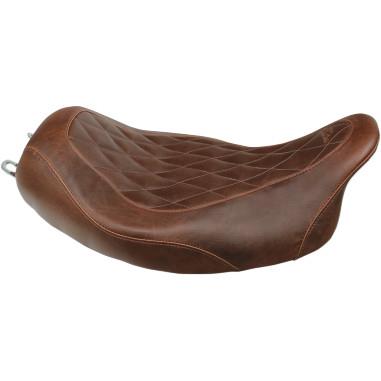 Wide Tripper Solo Seat - Diamond Stitch - Brown
