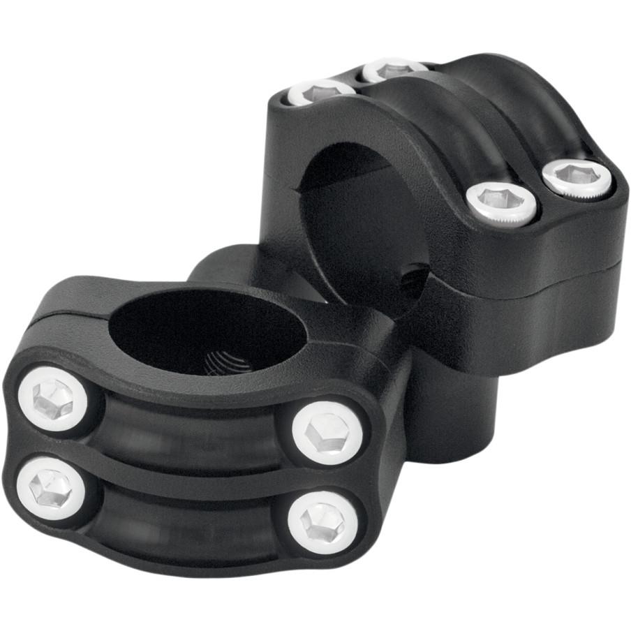 Nostalgia Risers for 1-1/4in. Handlebars - 4-Bolt - Black Ops