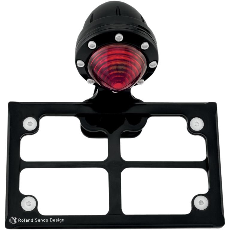 RSD Taillight Tag Bracket - Horizontal Fender Mount - Contrast Cut