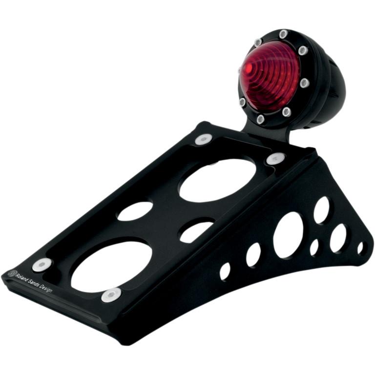 Tracker Taillights with License Plate Holder - Black Ops