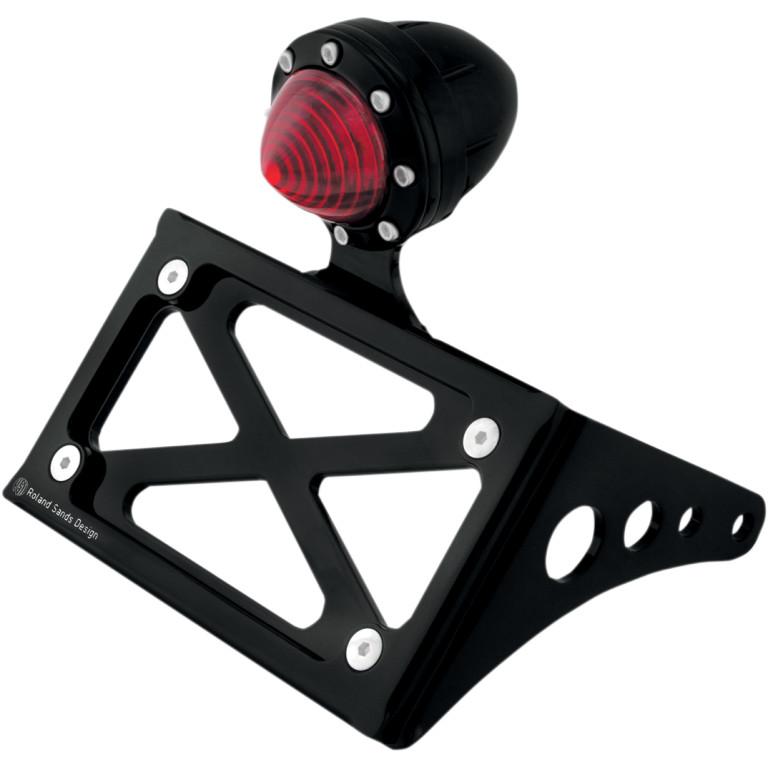 RSD Taillight Tag Bracket - Horizontal Pass Peg Mount - Contrast Cut