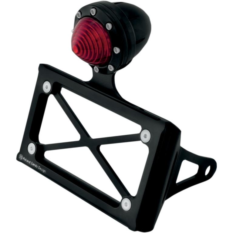 RSD Taillight Tag Bracket - Horizontal Shock Mount - Black Ops