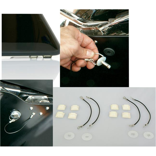 Bagger Budz Saddlebag Bumpers and Pin Retainer Kit