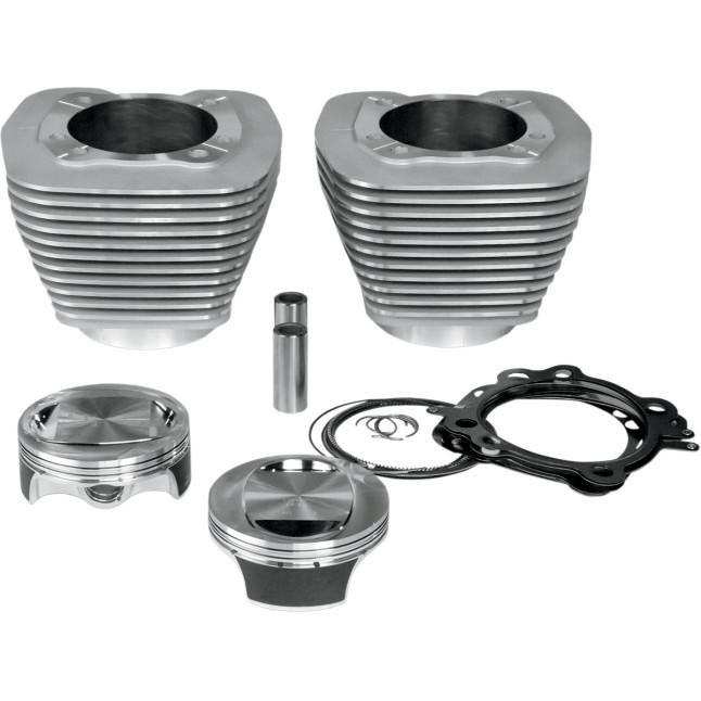 Monster Big Bore Kit (117in. Domed) - Bore 4.125in. - 10.5:1 Compression - Silver