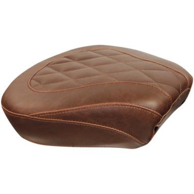 Wide Tripper Passenger Seat - Diamond Stitch - Brown
