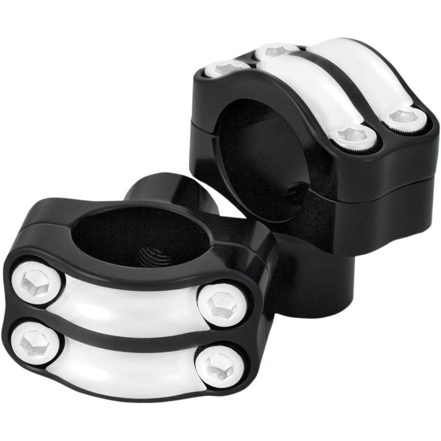 Nostalgia Risers for 1-1/4in. Handlebars - 4-Bolt - Contrast Cut