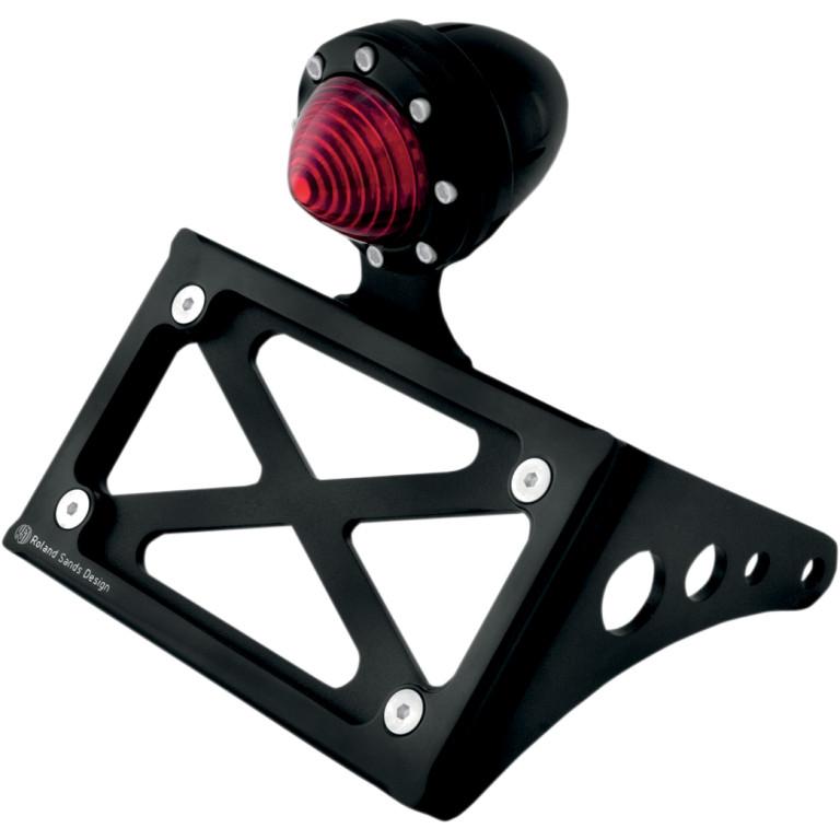 RSD Taillight Tag Bracket - Horizontal Pass Peg Mount  - Black Ops