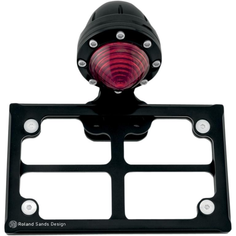 RSD Taillight Tag Bracket - Horizontal Fender Mount - Black Ops