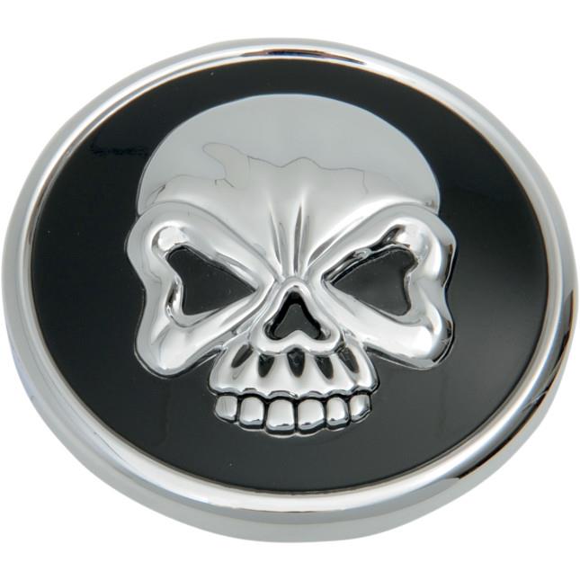 Cast Aluminum Skull Gas Cap - Non Vented