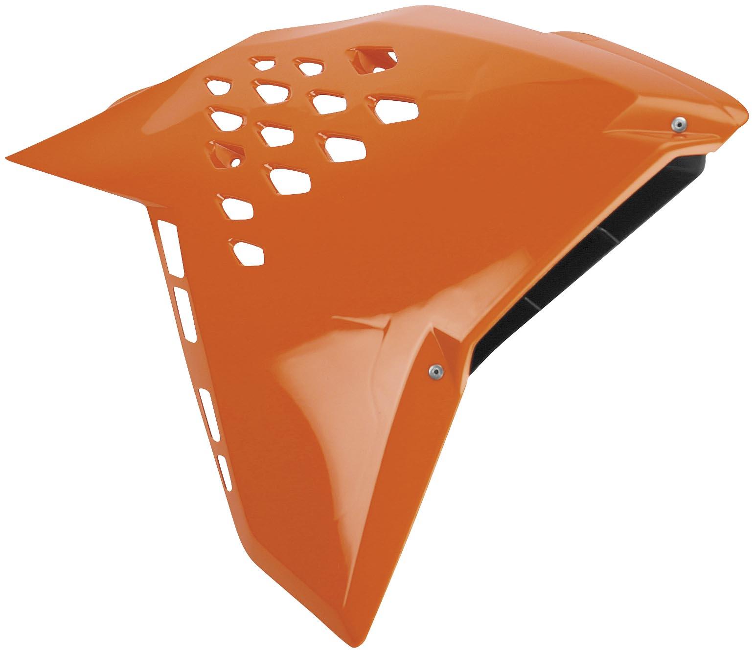 Powerflow Intake Radiator Shrouds - Orange