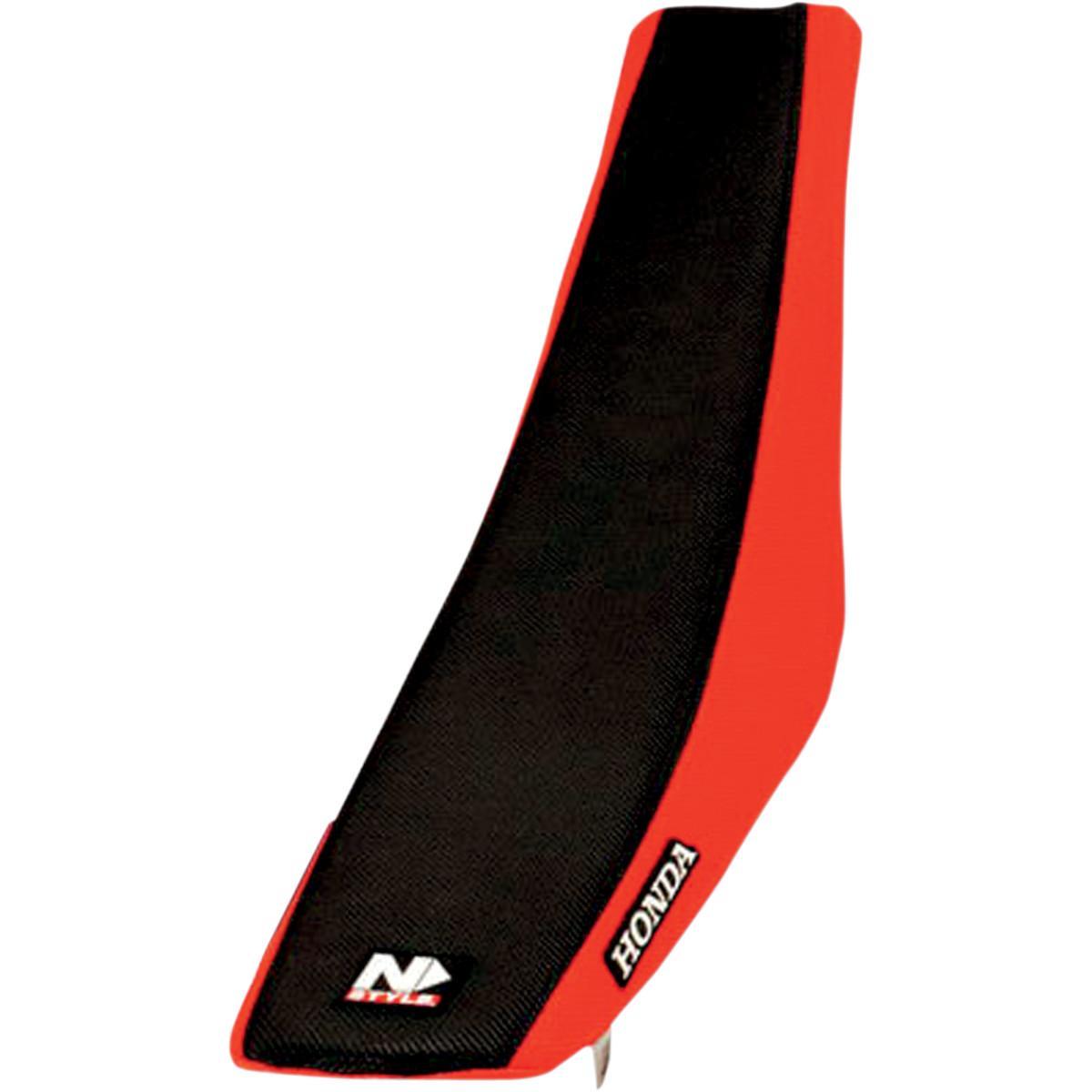 Factory Issue 3 Panel Grip Seat Cover - Black/Red