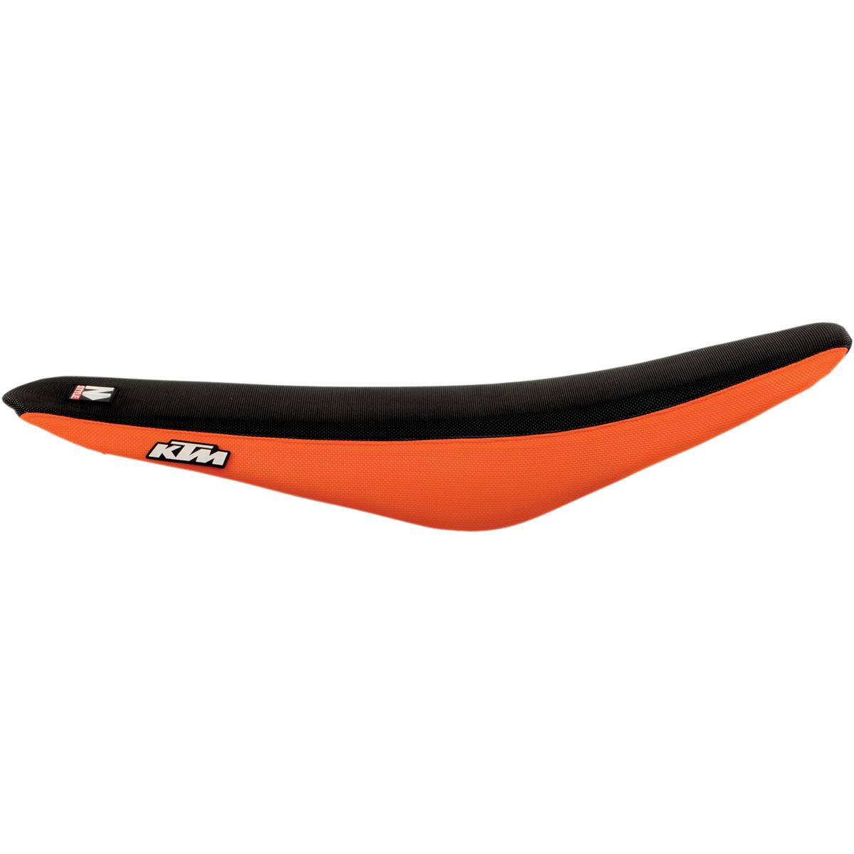 Factory Issue 3 Panel Grip Seat Cover - Black/Orange