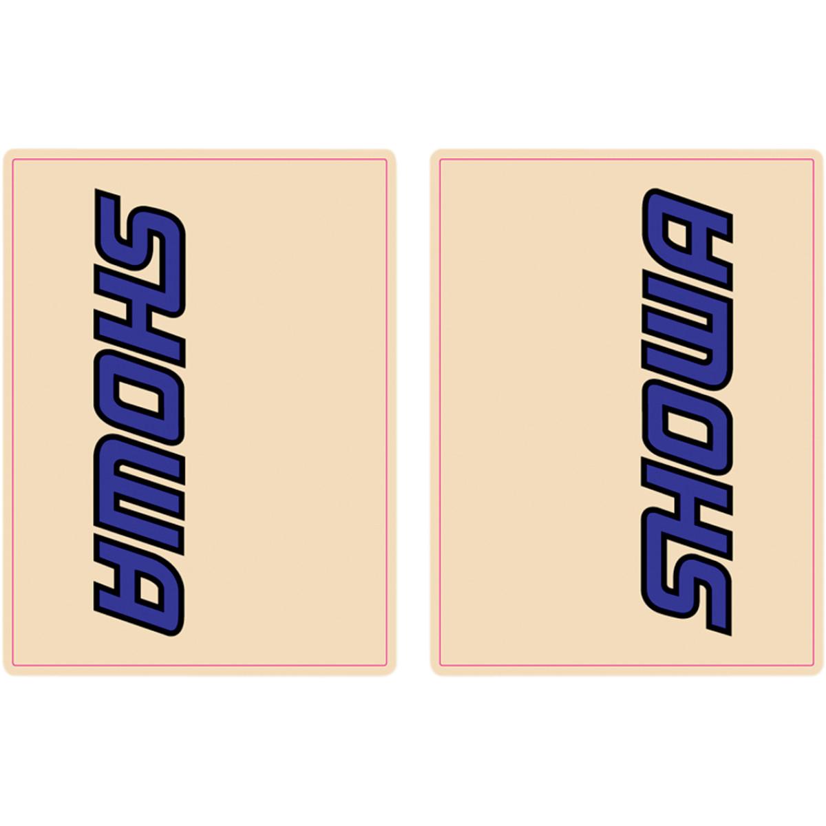 Upper Fork Showa Decal - Blue/Black