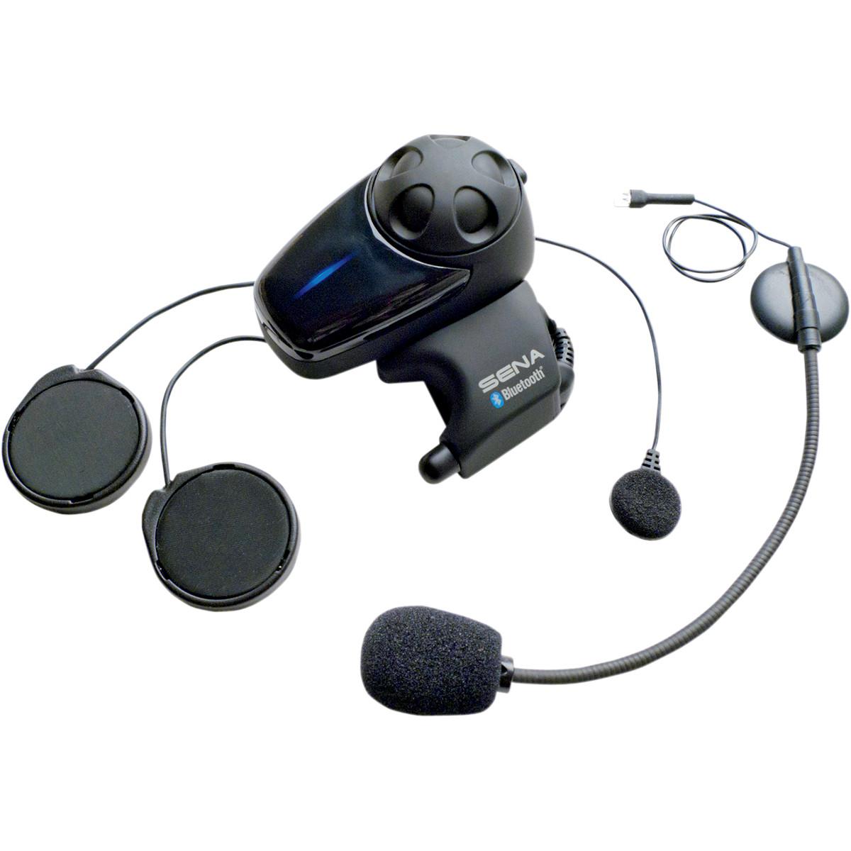SMH10 Bluetooth Communication System with Universal Microphone Kit - Single Unit