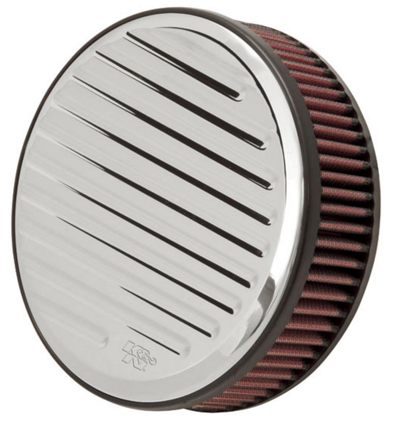 RK Series Billet Air Filter Assembly - Grooved Round