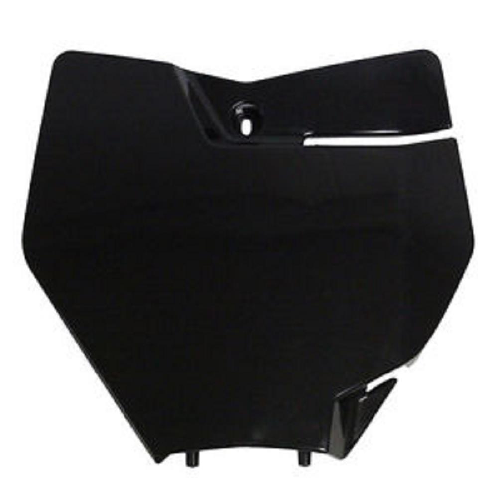 Front Number Plate - Black