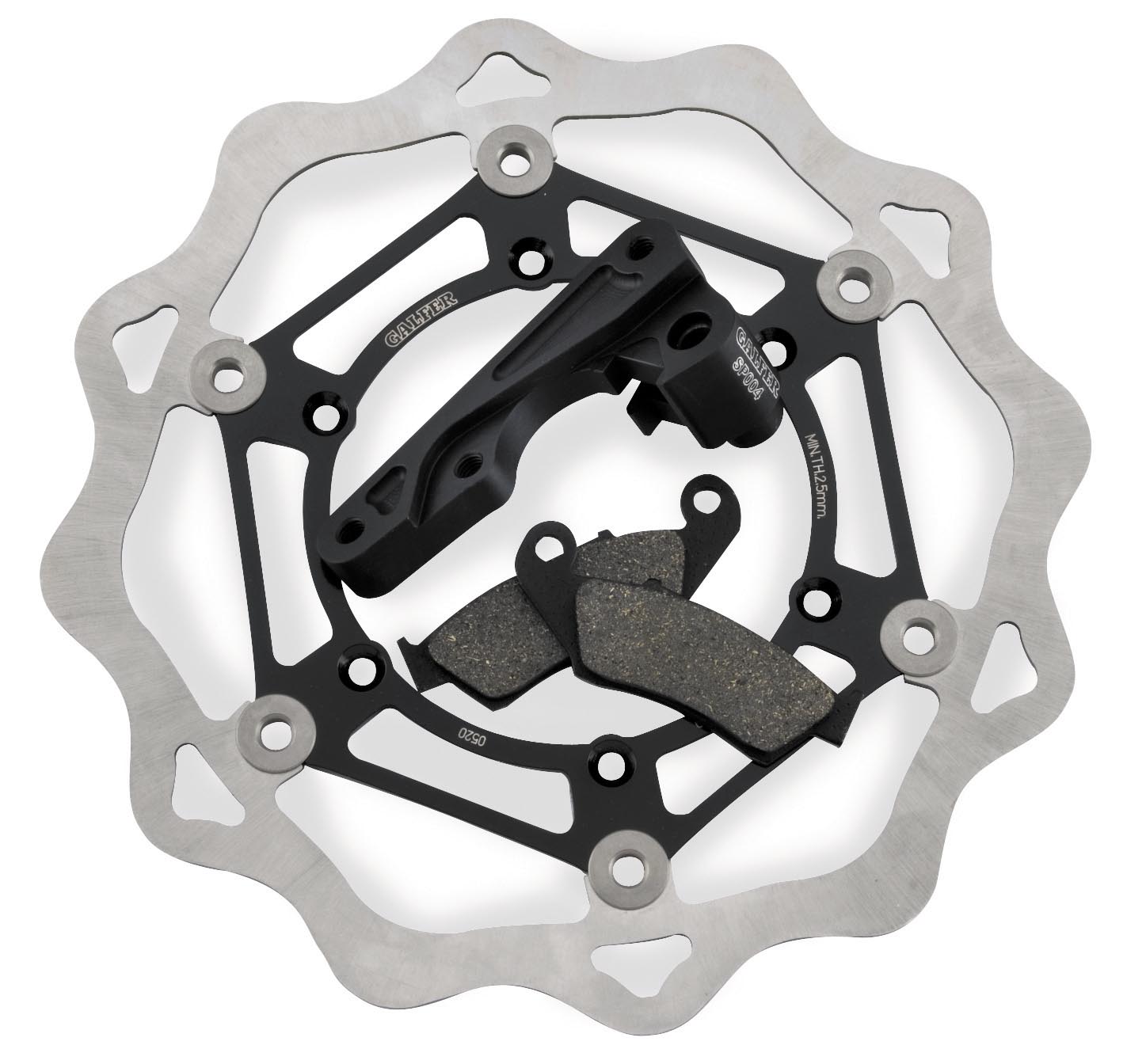 Oversize Wave Brake Rotor Kit