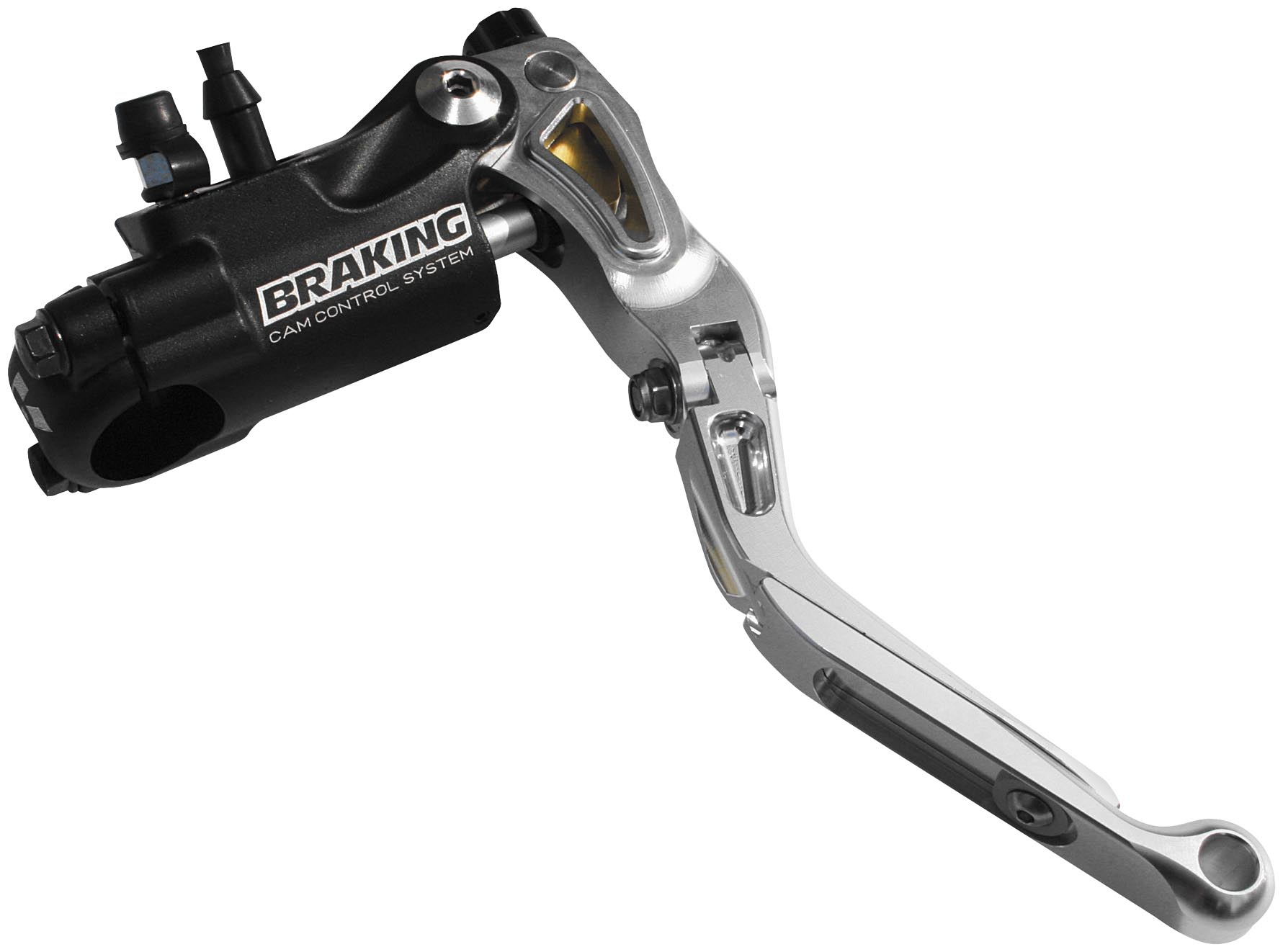 Street Radial Front Brake Master Cylinder with Folding Extendable Lever - 17mm Piston