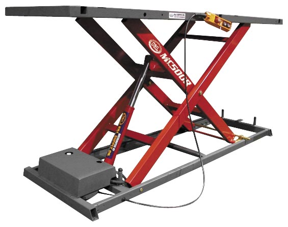 MC500R 1,100lb. Hydraulic Lift - Red