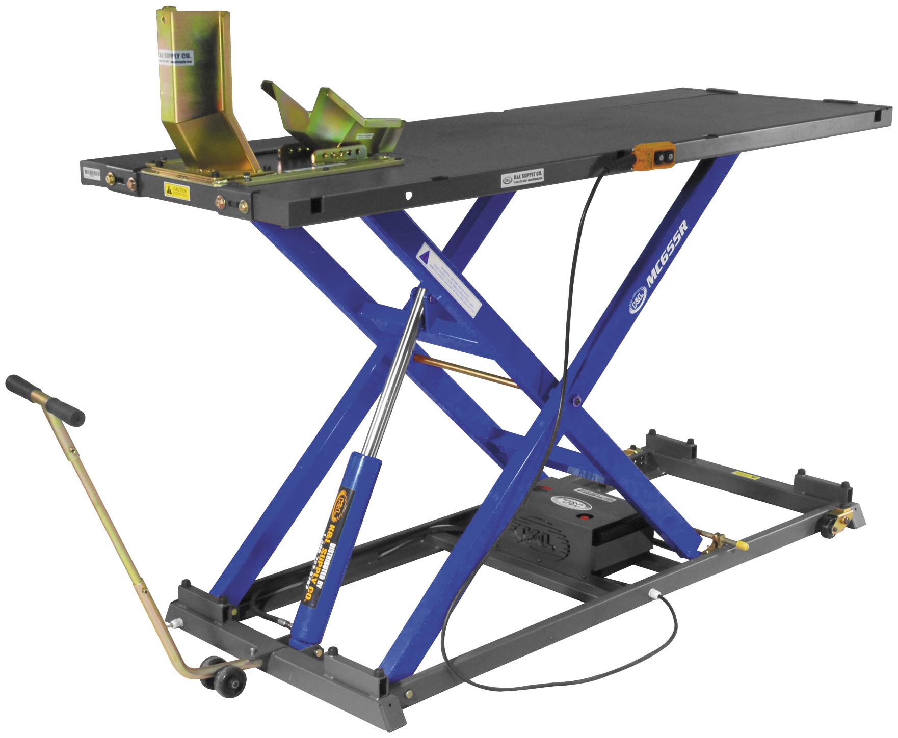 MC655R 2000lb. Hydraulic Lift - Blue