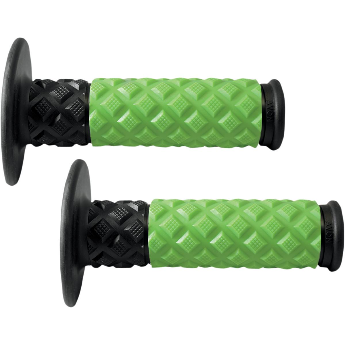 Diamond MX Grips - Green