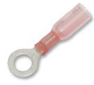 Heat Shrink Ring Terminal for 18-22 Gauge Wire(0.25in.)
