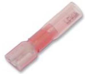 Heat Shrink 0.25in. Female Quick Disconnect for 18-22 Gauge Wire