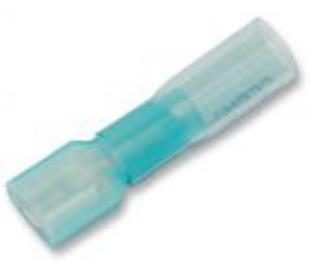 Heat Shrink 0.25in. Female Quick Disconnect for 14-16 Gauge Wire