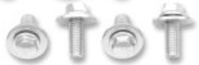 Hex-Head Flange Nuts with Fender Washers - M6x1.0x16mm