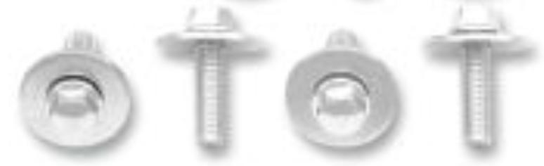 Hex-Head Flange Nuts with Fender Washers - M6x1.0x20mm