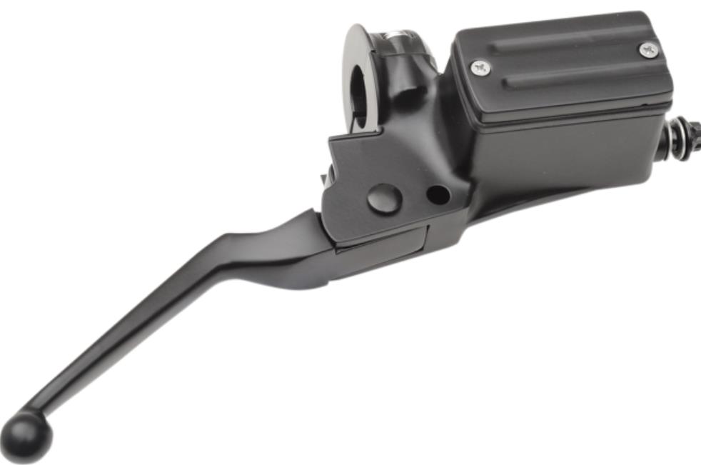 11/16in. Dual-Disc Master Cylinder with Lever and Clamp Half - Black
