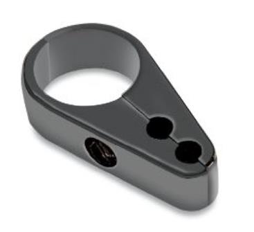 Die-Cast Throttle/Idle Dual Cable Clamp - 1 1/4in. - Black
