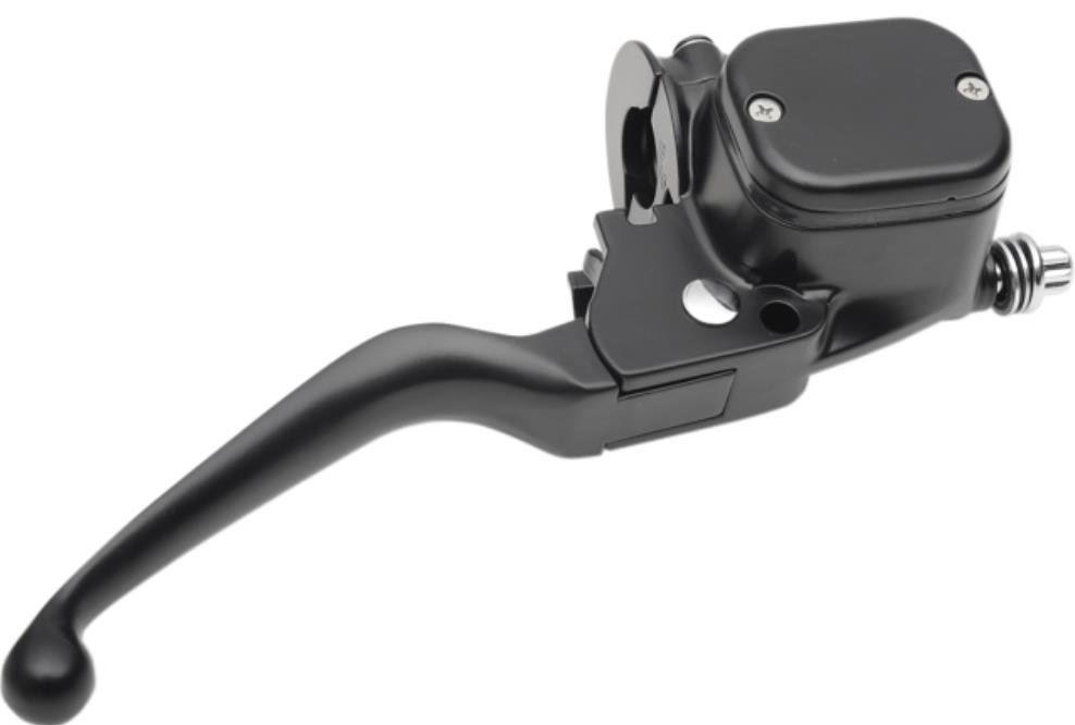 11/16in. Dual-Disc Master Cylinder with Lever and Clamp Half - Black