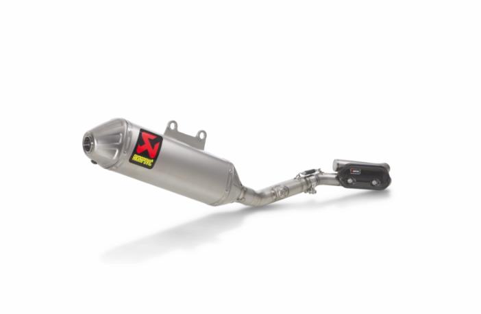 Evolution Line Full System Exhaust - Titanium Muffler with Spark Arrester
