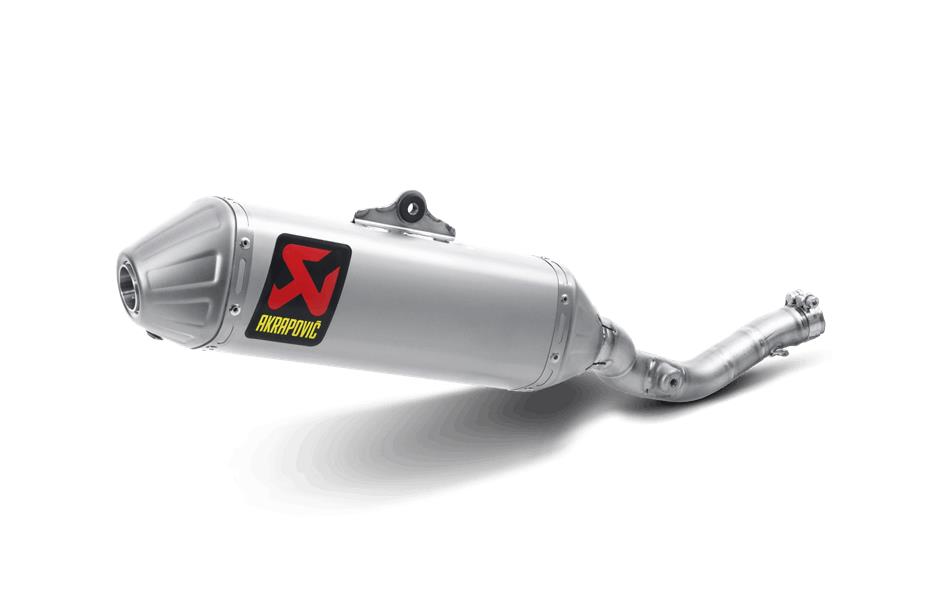 Slip-On Line Exhaust - Titanium Muffler with Spark Arrestor