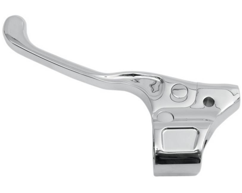 Cable Actuated Clutch Lever Assembly Contour Billet Handlebar Control (07-13 Style) - Chrome