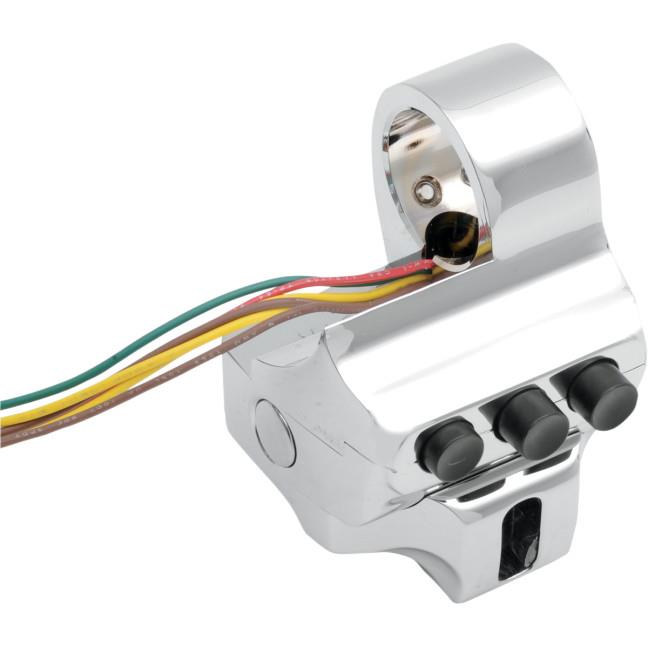 Contour Brake 4-Button Switch Housing - Chrome