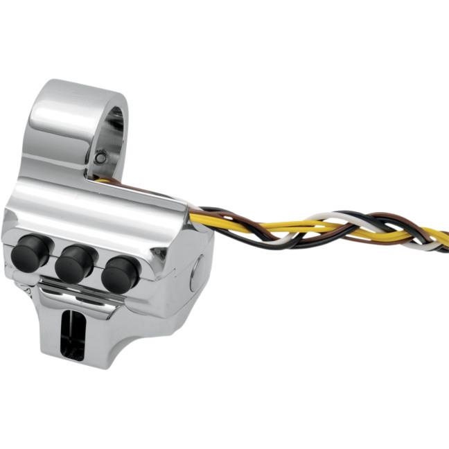 Contour Hydraulic Clutch 4-Button Switch Housing - Chrome