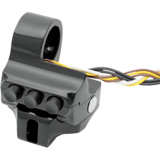 Contour Cable Clutch 4-Button Switch Housing - Black