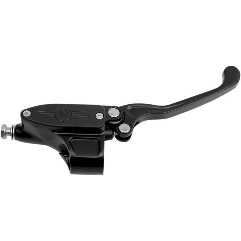 11/16in. Bore Hydraulic Brake Contour Billet Handlebar Control (Dual Caliper) - Black Ops