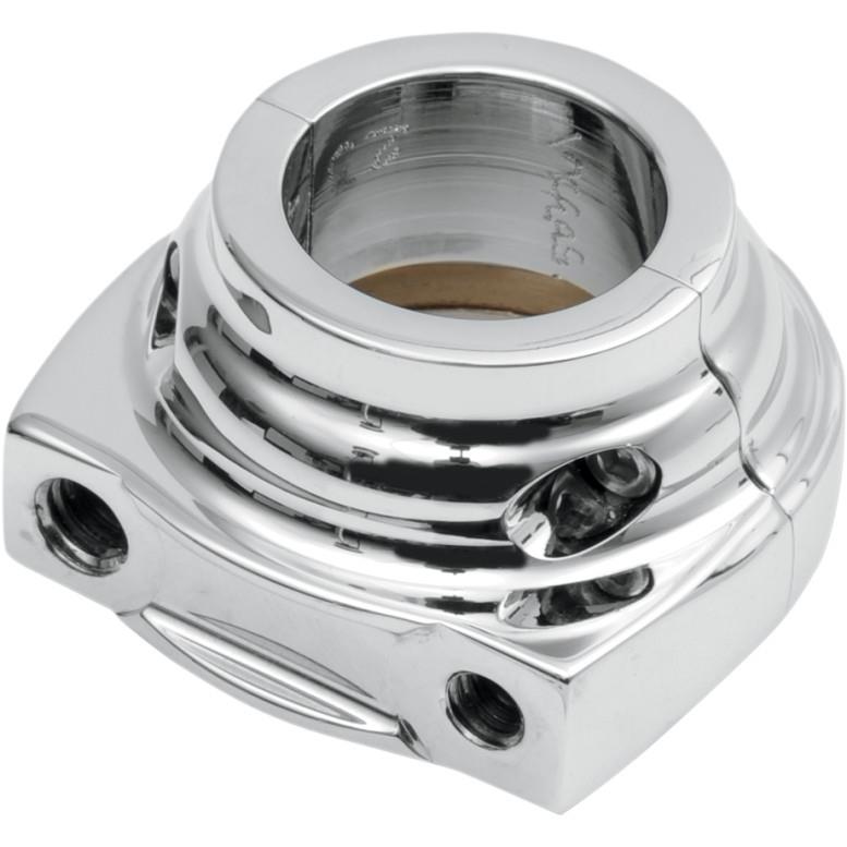 Dual-Cable Throttle Housing - Thread-In - Chrome