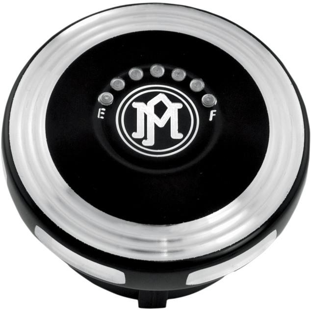 Merc Gas Cap With LED Fuel Light - Contrast Cut