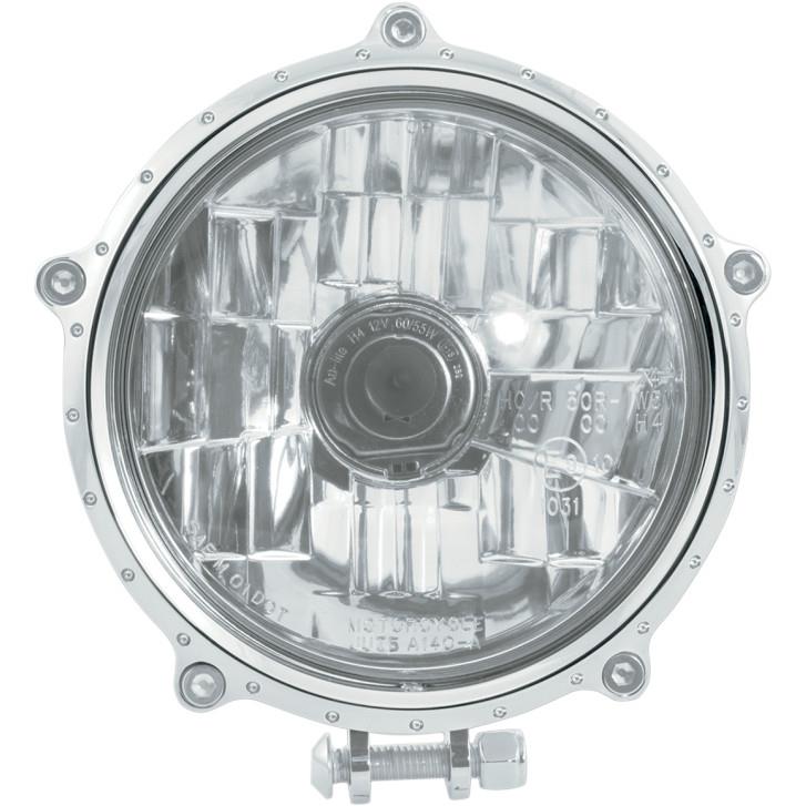 Tracker 5 3/4in. Headlight Assembly - Chrome