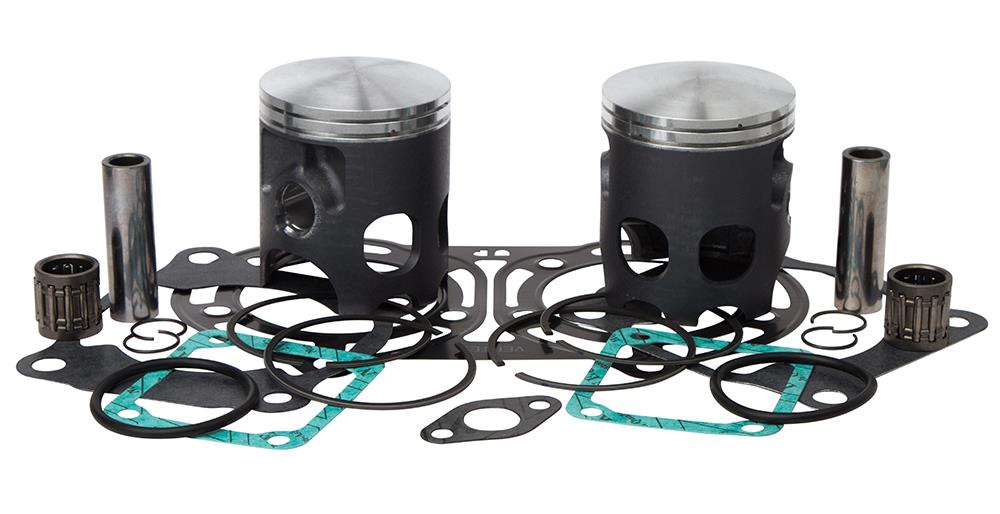 Cast Replica Top End Piston Kit - 1.50mm Oversize to 65.45mm, Standard Compression