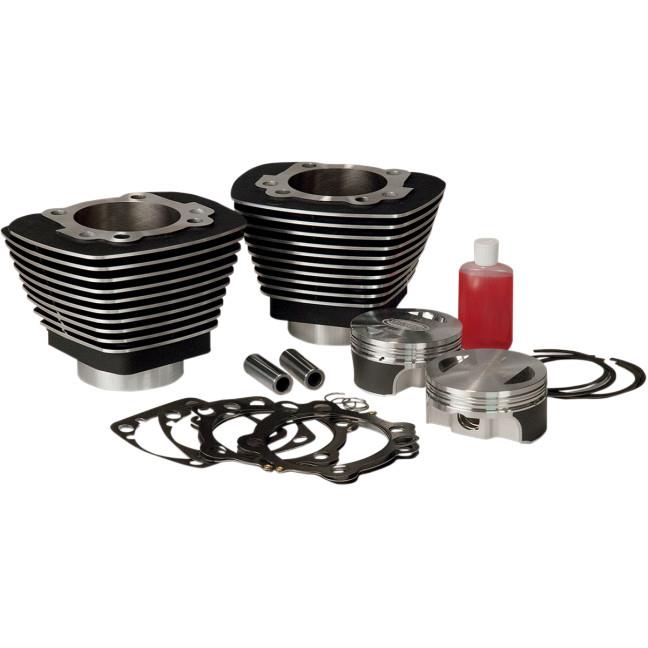Monster Big Bore Kit (88in. Forged) - Bore 3 9/16in. - 10.5:1 Compression - Black/Highlighted Fins