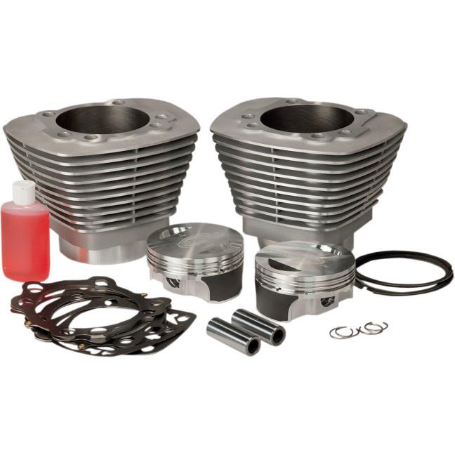 Monster Big Bore Kit (90in. Forged) - Bore 3 7/8in. - 10.5:1 Compression - Silver