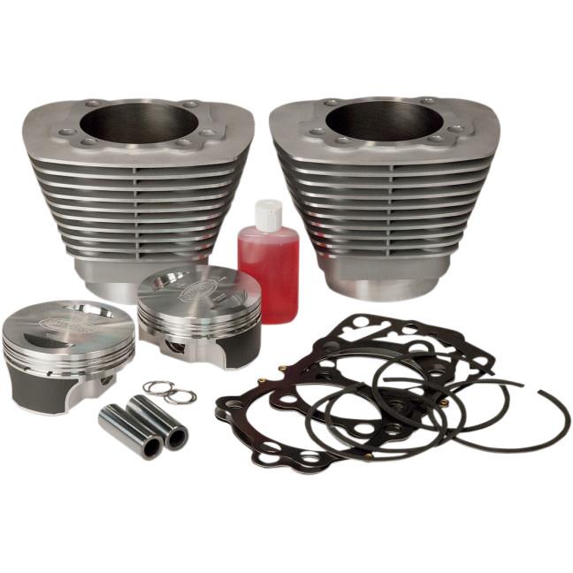 Monster Big Bore Kit (88in. Forged) - Bore 3 9/16in. - 10.5:1 Compression - Silver