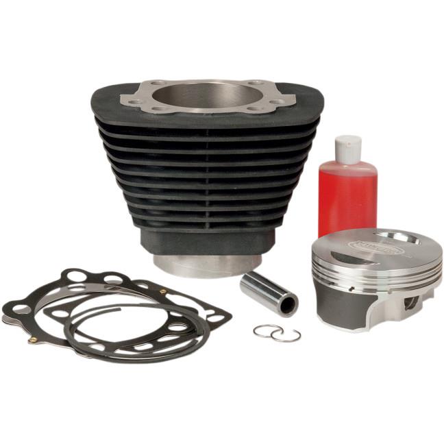 Bolt-On Big Bore Kit (515cc Forged) - Bore 3-9/16in. - 10.5:1 Compression - Black