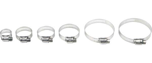 Stainless Steel Hose Clamps - 58mm-83mm